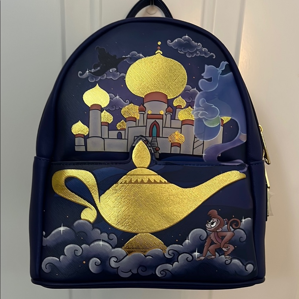 Loungefly Disney Aladdin blue backpack